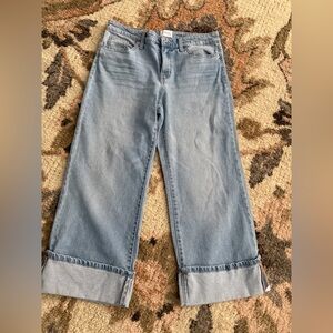 crown & ivy Light Blue Flare Jeans